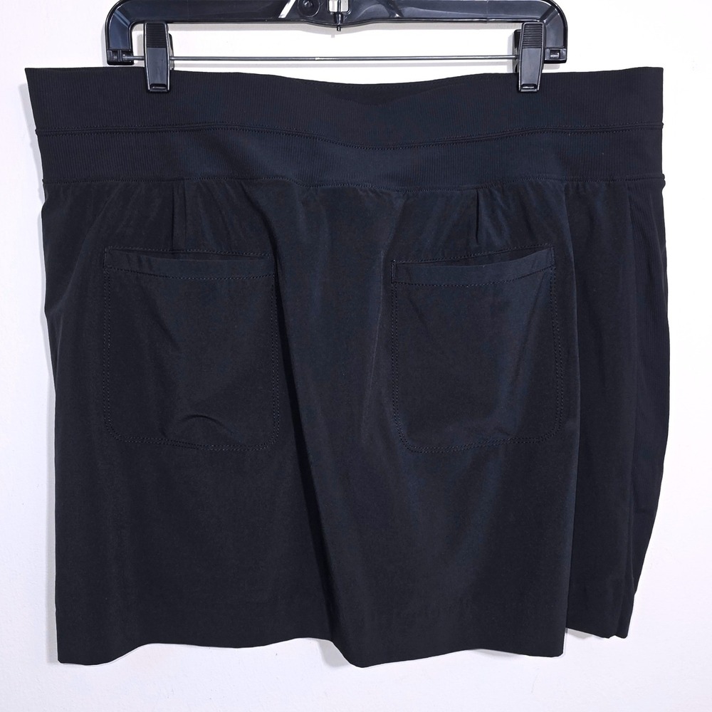 Athleta Women's Plus Size Brooklyn High Rise 17" Skort Black 18 Activewear EUC - Picture 8 of 11